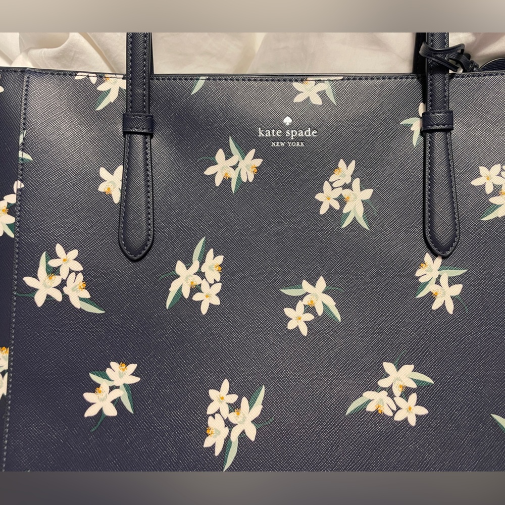 Kate Spade Orange Blossom Medium‎ Tote Schuyler KD739 - Picture 3 of 9